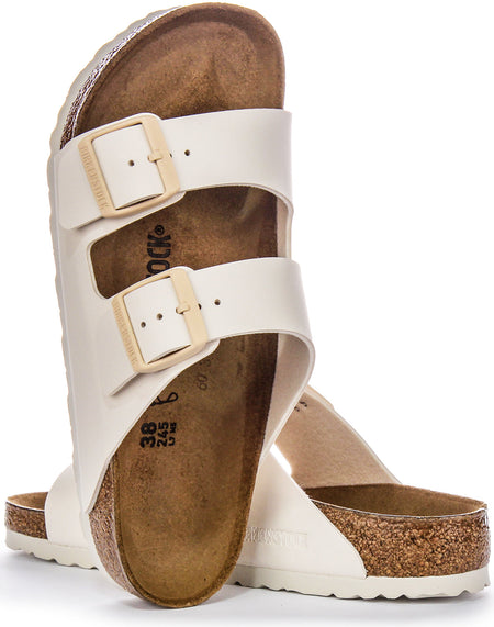 Birkenstock Arizona Sandalen | Beige Birko-Flor voor dames