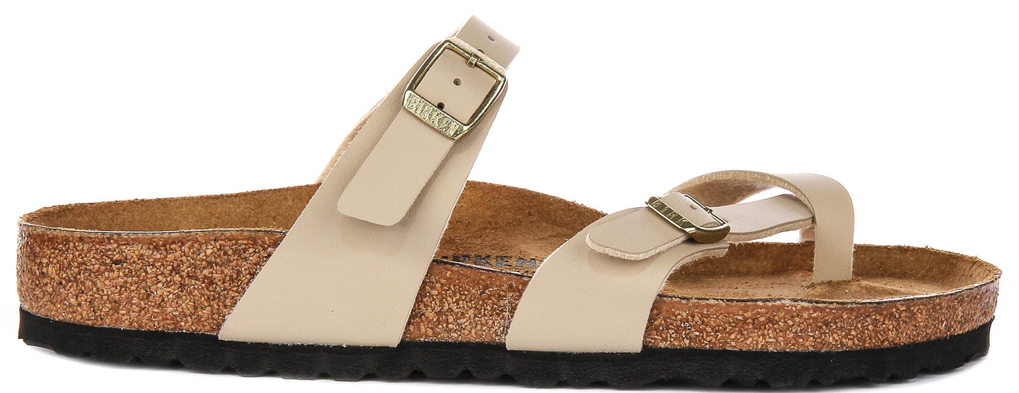 Birkenstock Mayari Sandalen | Beige suède leer voor Heren en Dames