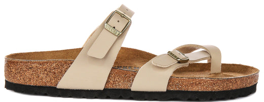 Birkenstock Mayari Sandalen | Beige suède leer voor Heren en Dames