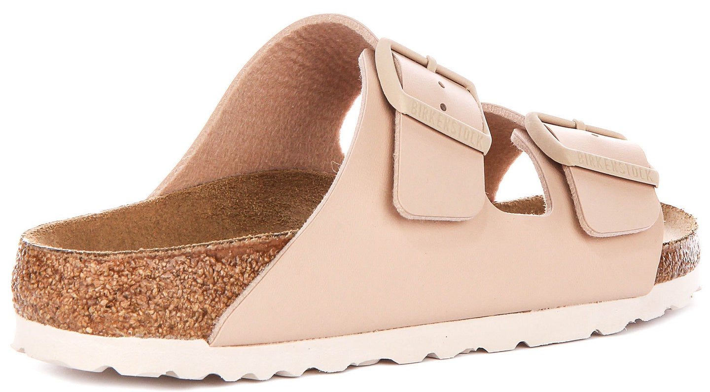 Sandalias Birkenstock Arizona | Birko-Flor beige para mujer - Ajuste estrecho