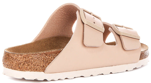 Sandalias Birkenstock Arizona | Birko-Flor beige para mujer - Ajuste estrecho