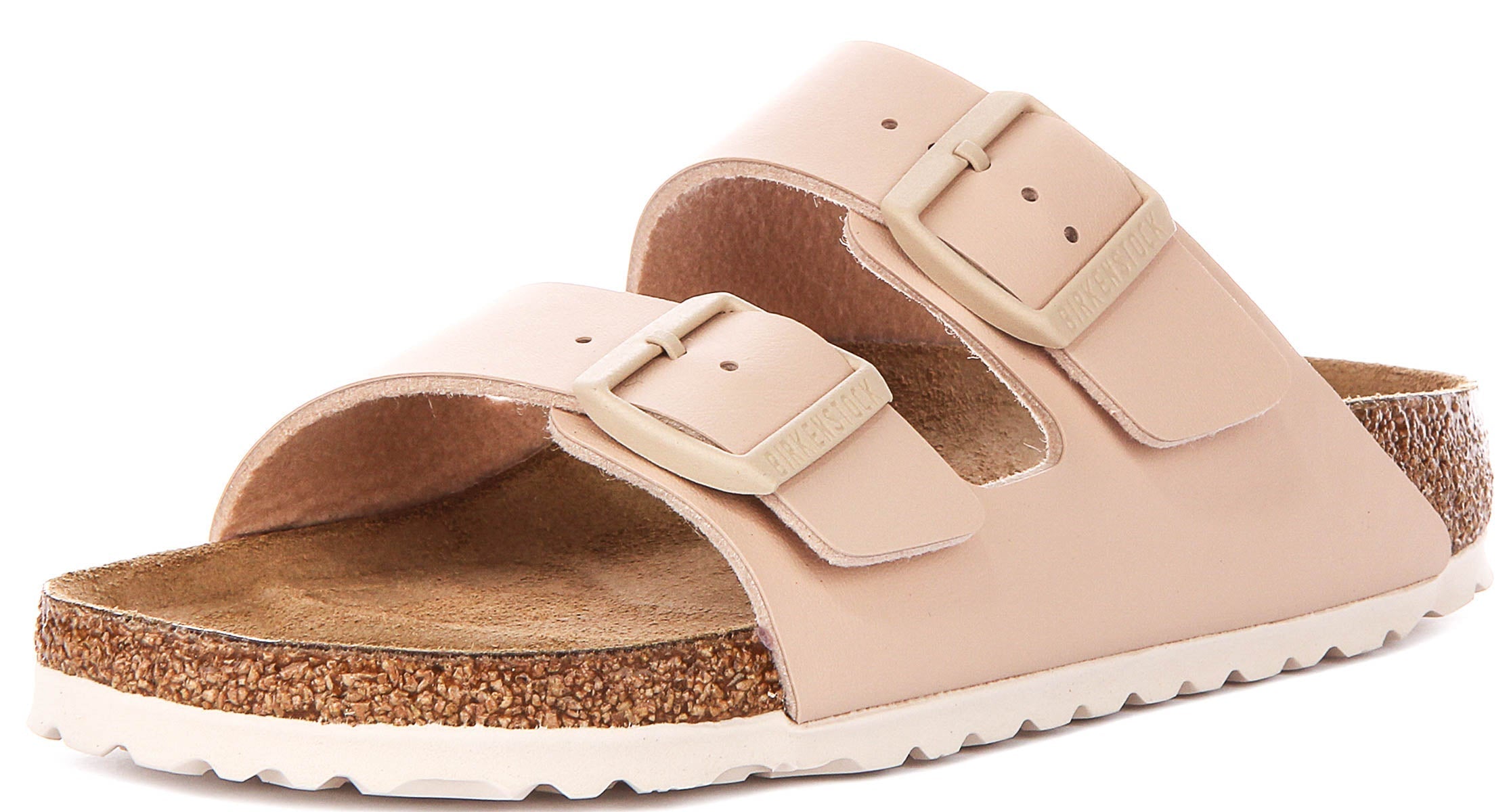 Sandalias Birkenstock Arizona | Birko-Flor beige para mujer - Ajuste estrecho