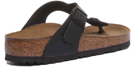 Birkenstock Gizeh Sandaler | Svart Birko-Flor för kvinnor