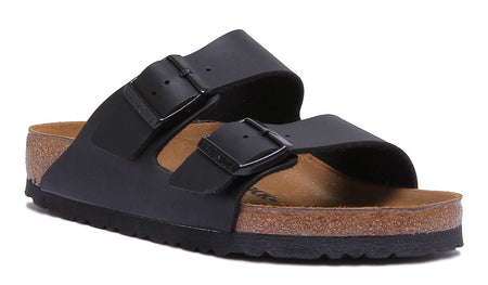 Birkenstock Arizona Sandaler | Svart Birko-Flor för män och kvinnor