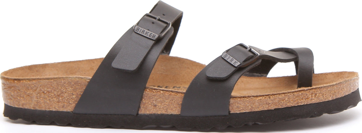 Birkenstock Mayari Sandalen | Zwart nubuck leer voor Dames