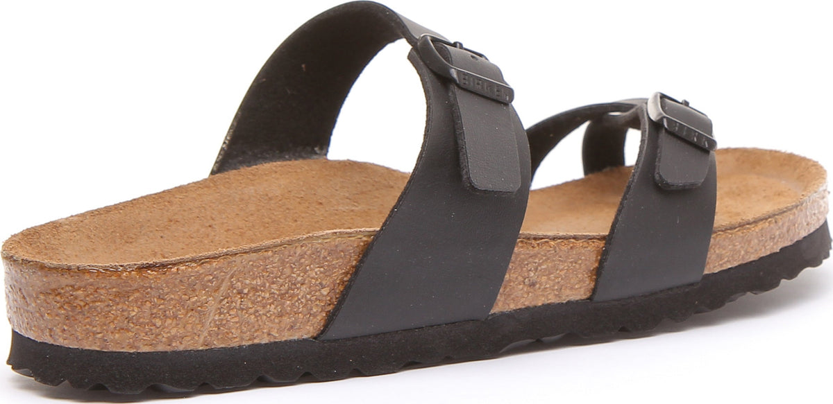 Birkenstock Mayari Sandalen | Zwart nubuck leer voor Dames