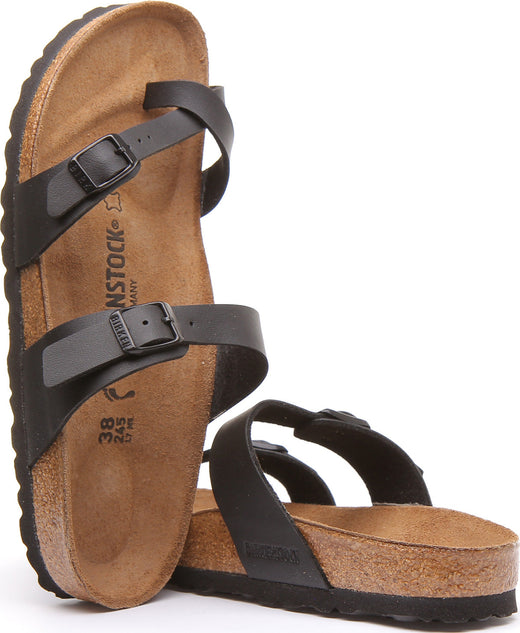 Birkenstock Mayari Sandalen | Zwart nubuck leer voor Dames
