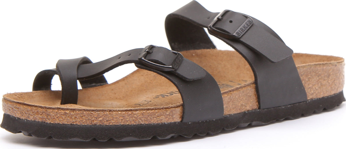 Birkenstock Mayari Sandalen | Zwart nubuck leer voor Dames
