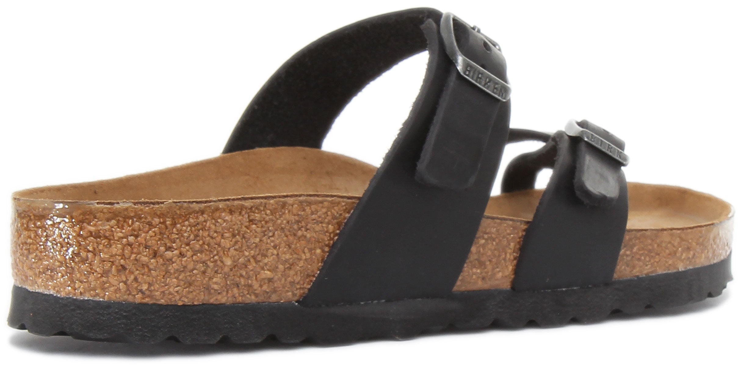 Sandalias Birkenstock Mayari | Cuero genuino negro para mujer