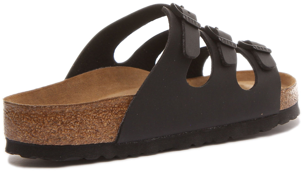 Birkenstock Florida Sandalen | Zwart Birko-Flor voor Dames