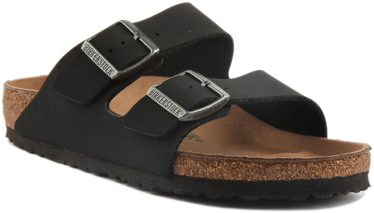 Sandalias Birkenstock Arizona | Birko-Flor negro - Veganas para mujer
