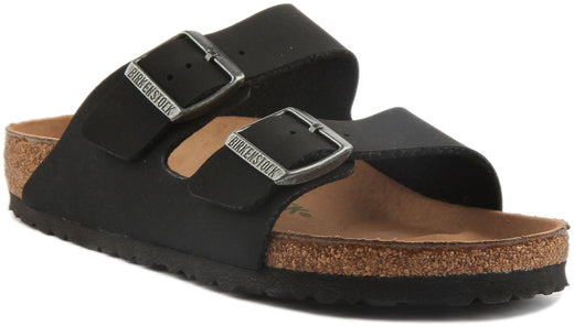 Sandalias Birkenstock Arizona | Birko-Flor negro - Veganas para mujer
