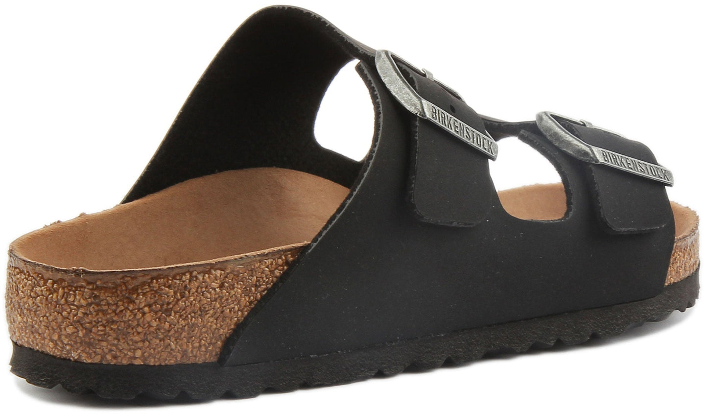 Sandalias Birkenstock Arizona | Birko-Flor negro - Veganas para mujer