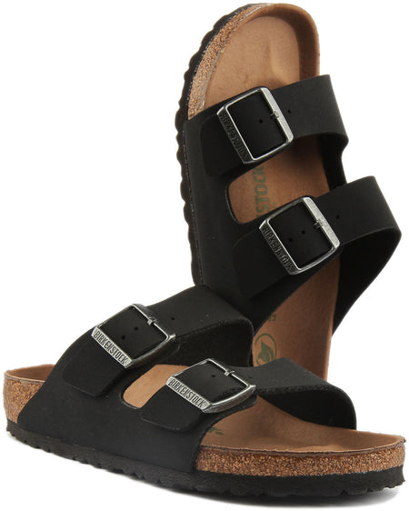 Birkenstock Arizona Sandalen | Zwart Birko-Flor - Veganistisch voor Dames