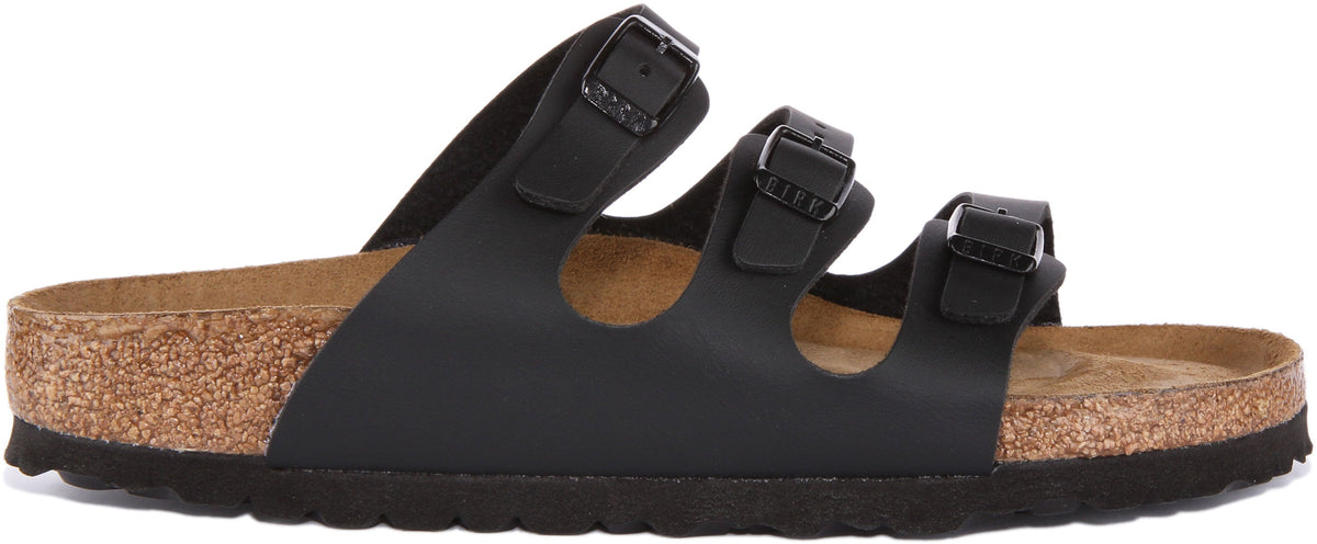 Birkenstock Florida Sandaler | Svart Birko-Flor för kvinnor