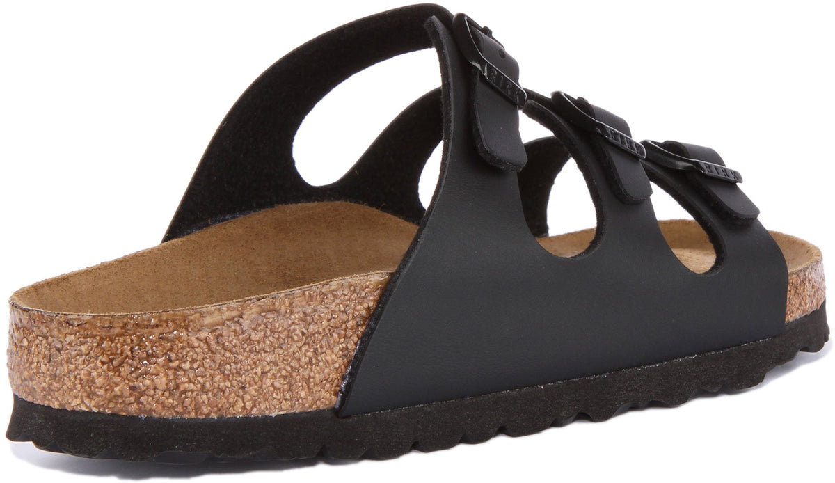 Birkenstock Florida Sandaler | Svart Birko-Flor för kvinnor