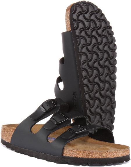 Birkenstock Florida Sandaler | Svart Birko-Flor för kvinnor