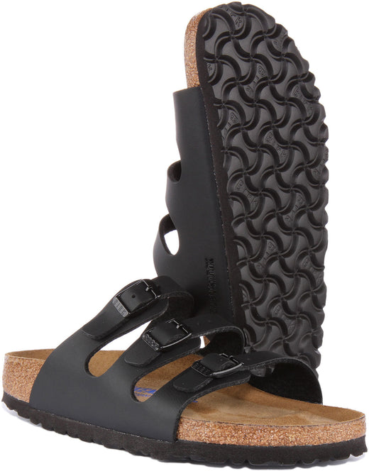 Birkenstock Florida Sandaler | Svart Birko-Flor för kvinnor