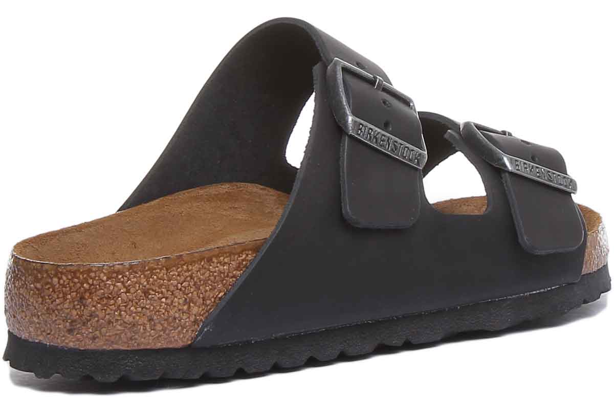 Birkenstock Arizona Sandalen | Zwart echt leer voor dames