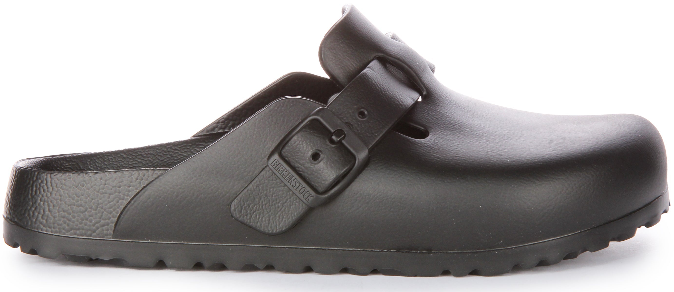 Zuecos Birkenstock Boston | EVA negro - Edición Essentials para mujer