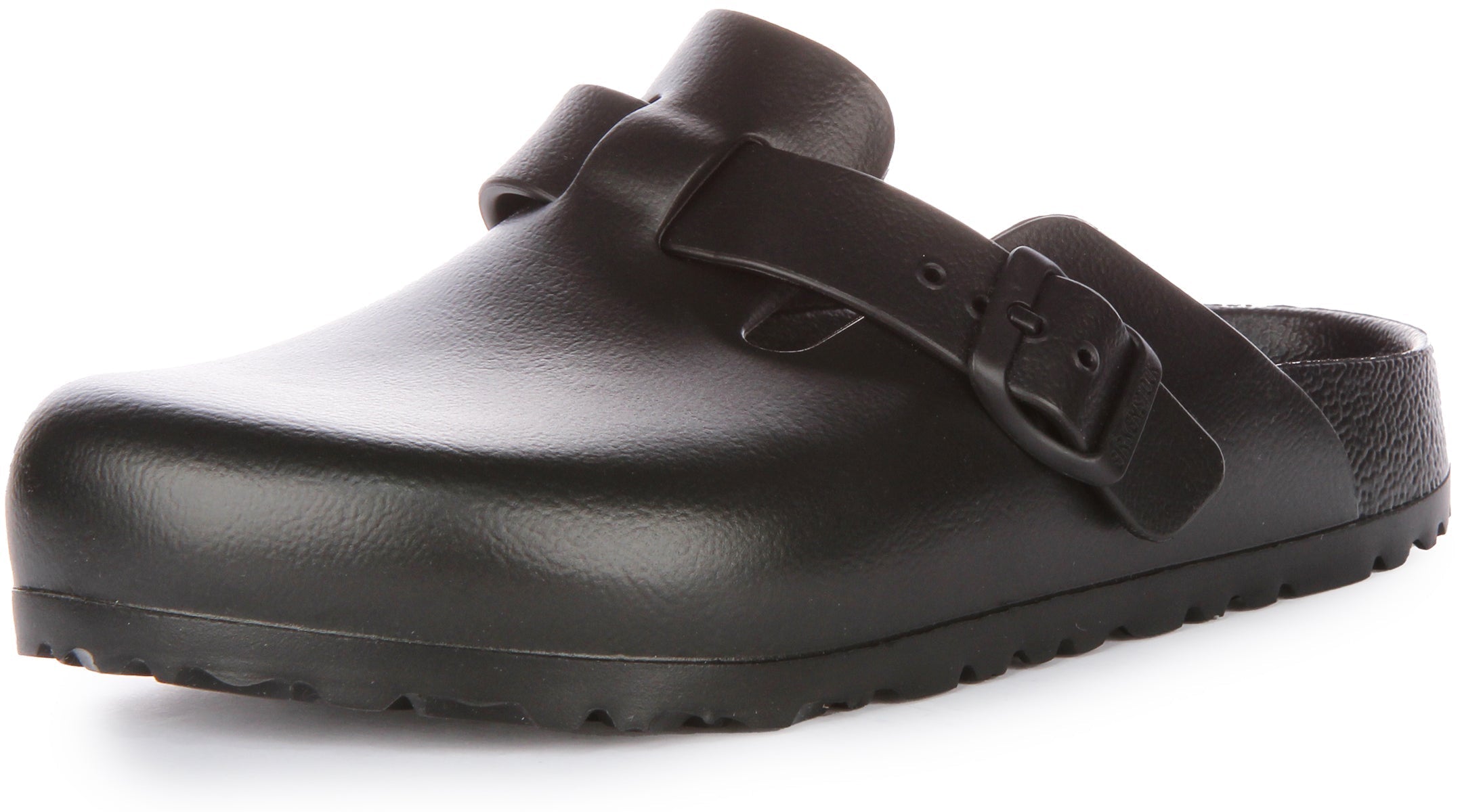 Zuecos Birkenstock Boston | EVA negro - Edición Essentials para mujer