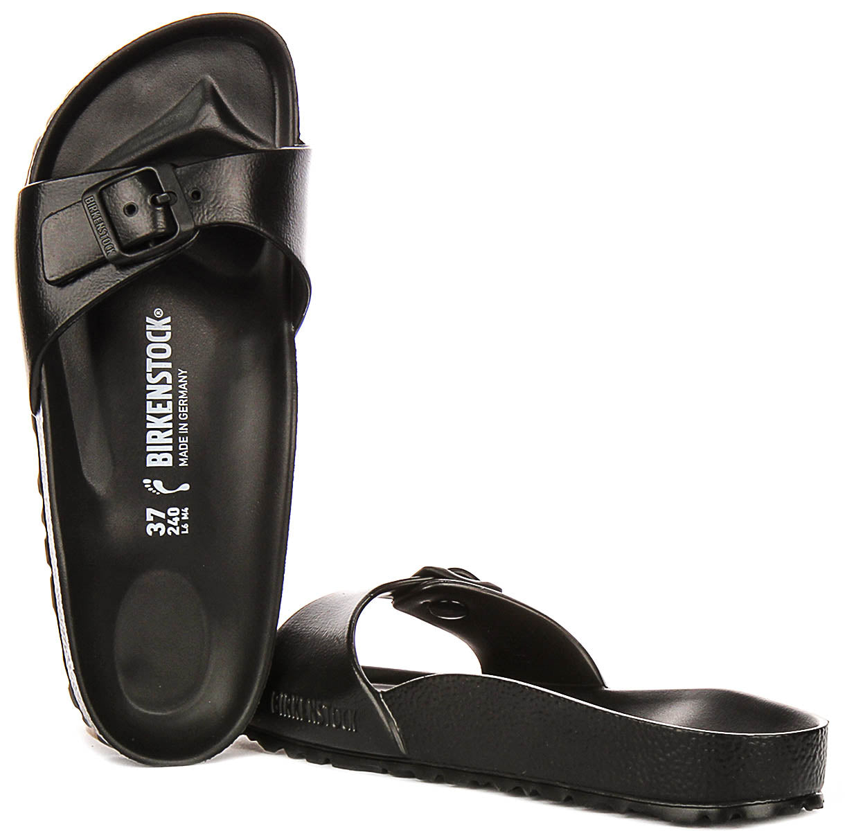 Sandalias Birkenstock Madrid | EVA negro para mujeres - ajuste estrecho