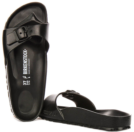 Sandalias Birkenstock Madrid | EVA negro para mujeres - ajuste estrecho