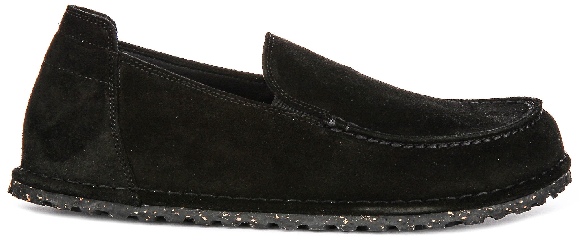 Birkenstock Utti Skor | Svart mockaläder för män och kvinnor - Normal passform