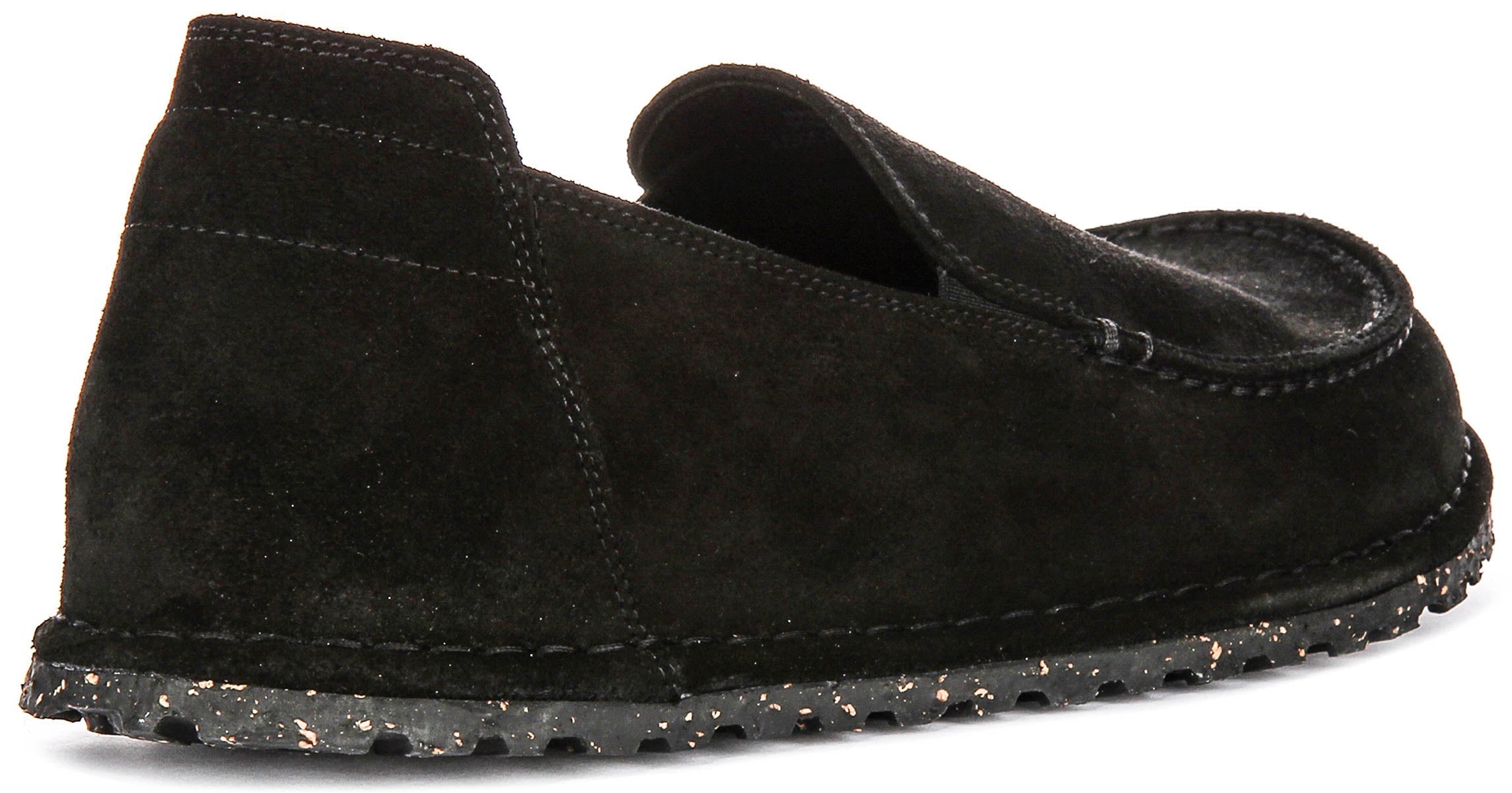 Birkenstock Utti Skor | Svart mockaläder för män och kvinnor - Normal passform