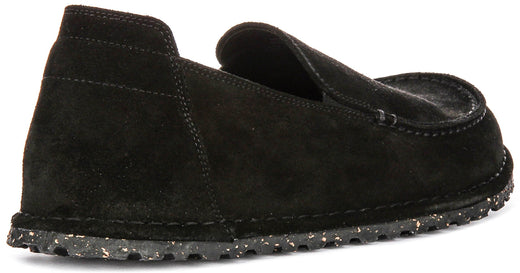 Birkenstock Utti Schoenen | Zwart suède leer voor Heren en Dames - Normale Pasvorm