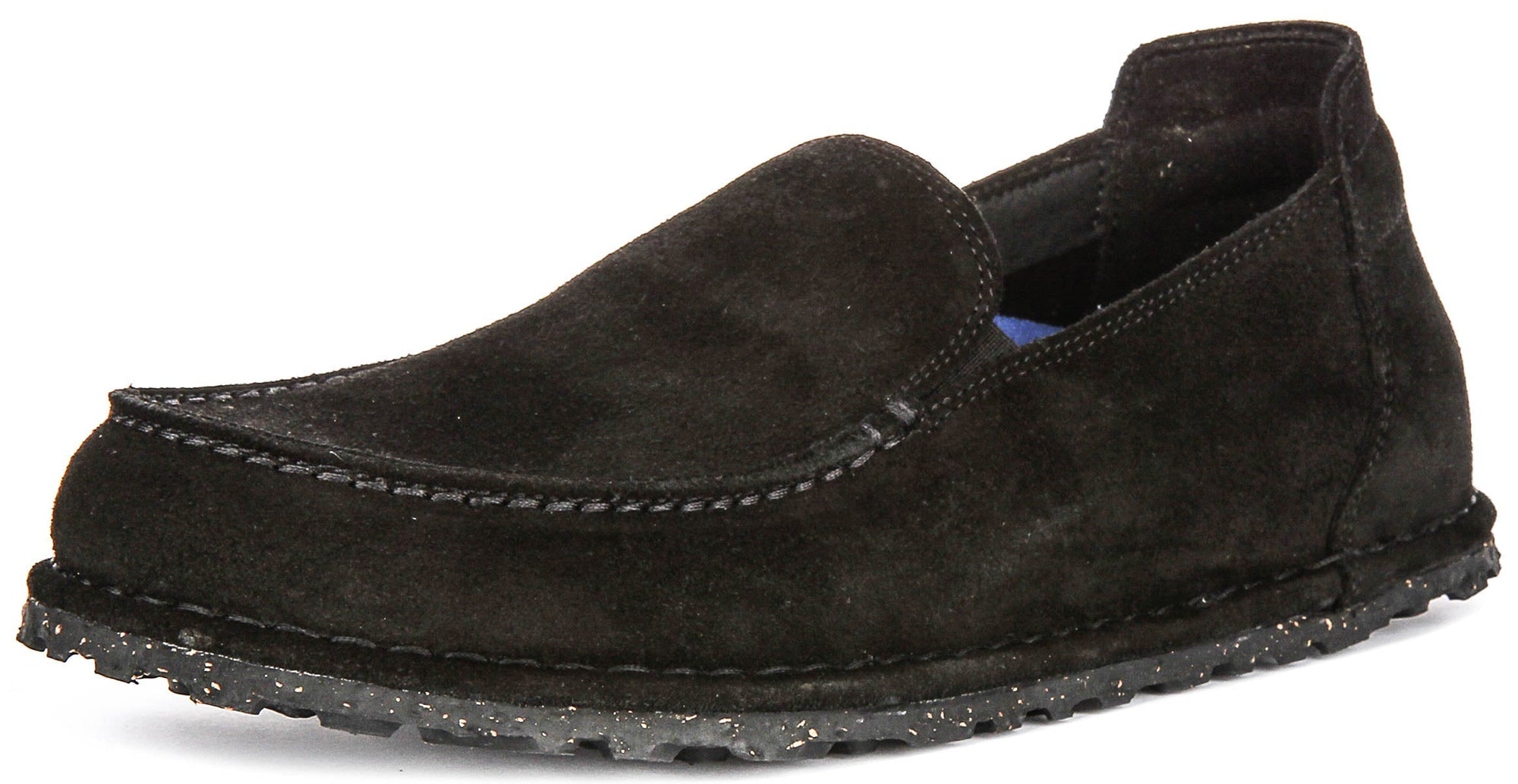 Birkenstock Utti Skor | Svart mockaläder för män och kvinnor - Normal passform