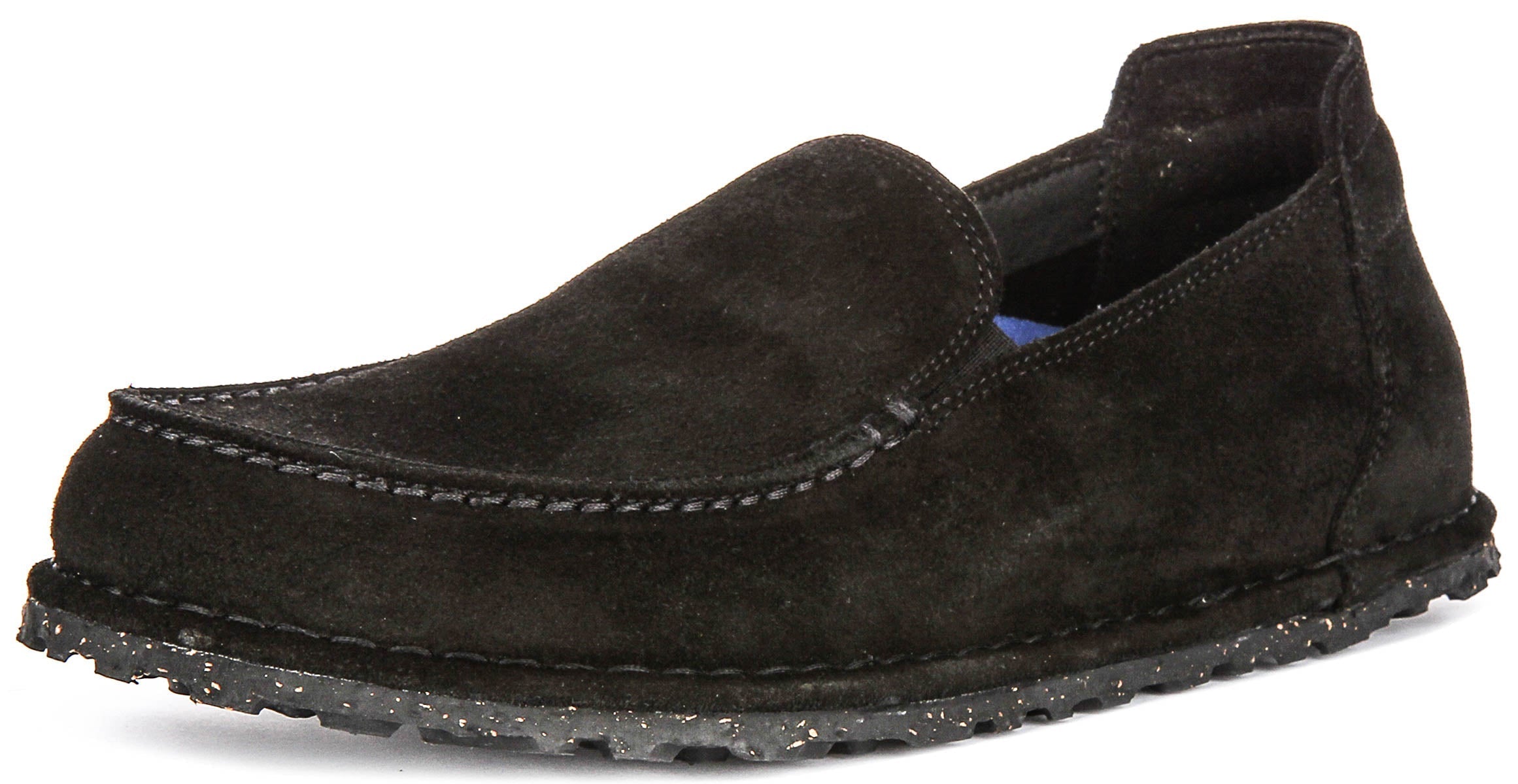 Birkenstock Utti Skor | Svart mockaläder för män och kvinnor - Normal passform