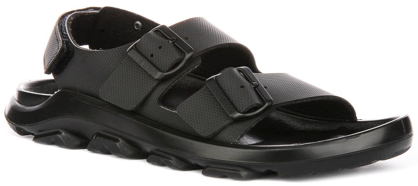 Baskets Birkenstock Mogami Terra | Cuir véritable noir pour hommes - Coupe régulière