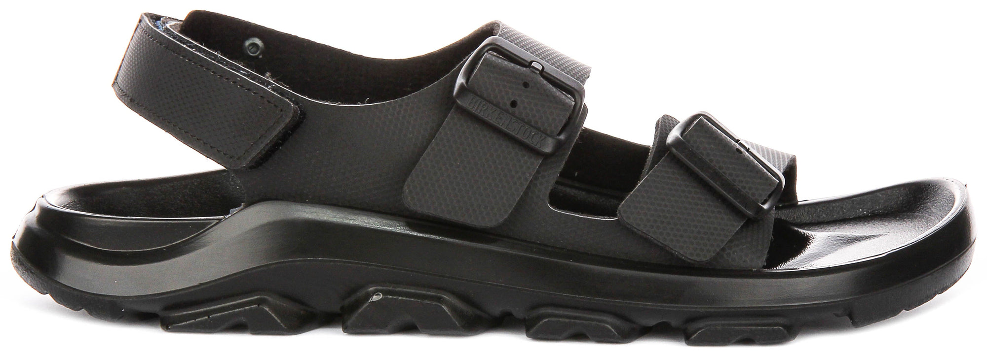 Zapatillas Birkenstock Mogami Terra | Cuero genuino negro para hombres - ajuste regular