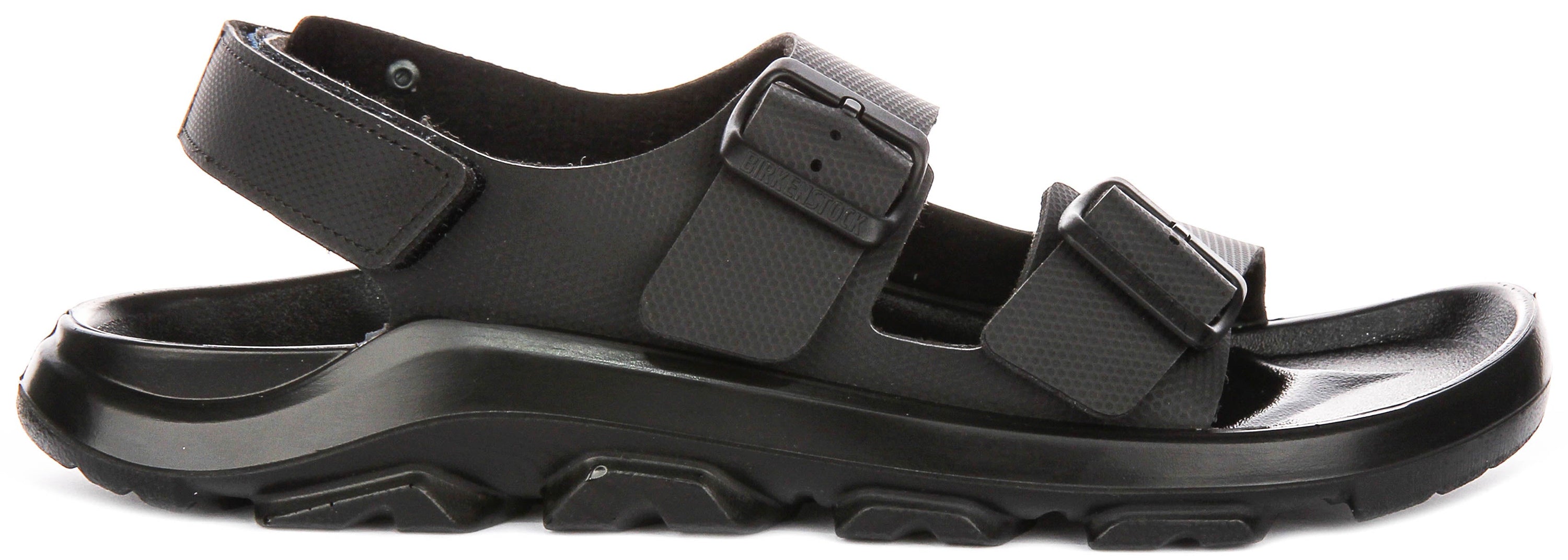 Zapatillas Birkenstock Mogami Terra | Cuero genuino negro para hombres - ajuste regular