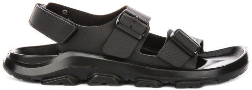 Baskets Birkenstock Mogami Terra | Cuir véritable noir pour hommes - Coupe régulière