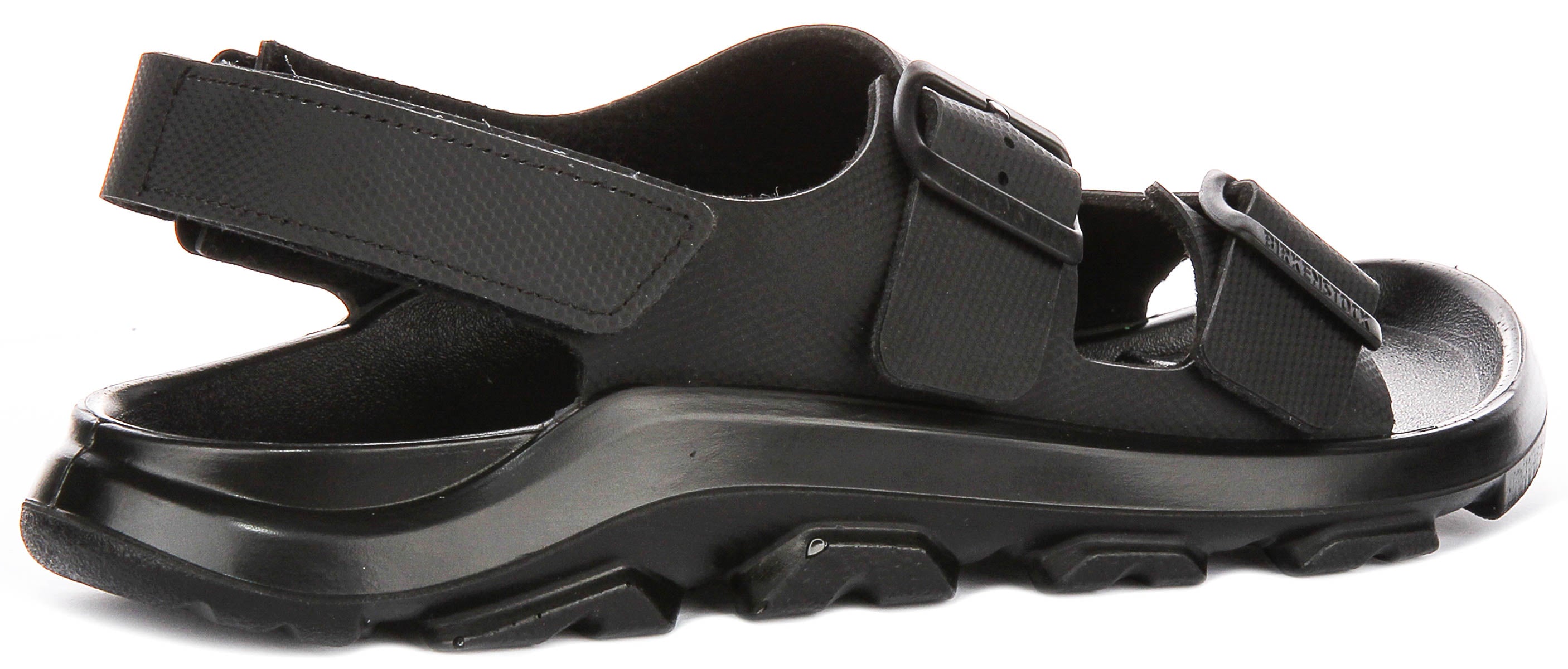 Zapatillas Birkenstock Mogami Terra | Cuero genuino negro para hombres - ajuste regular