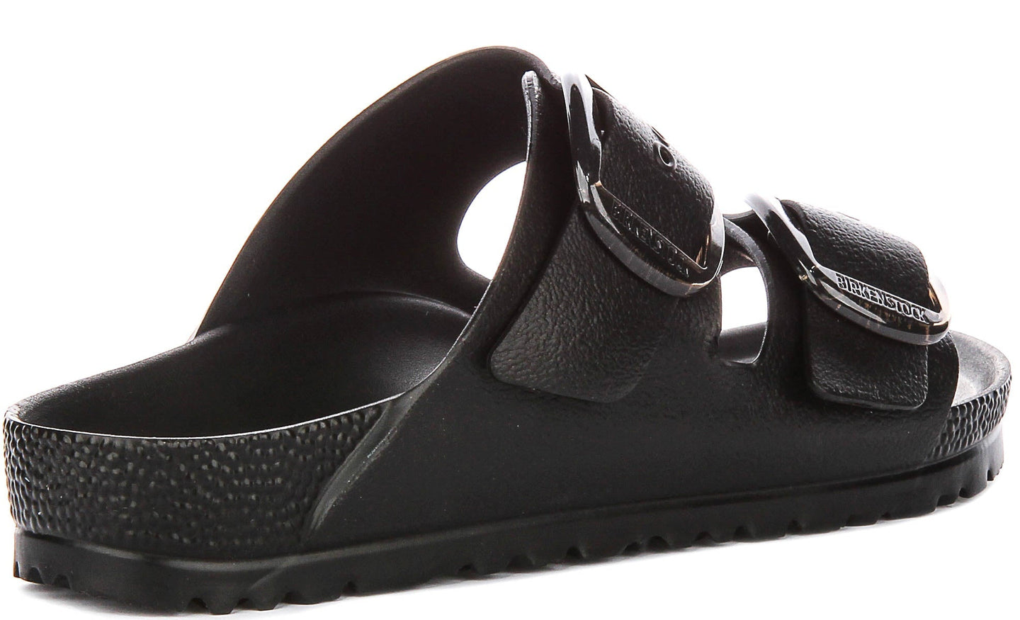 Sandalias Birkenstock Arizona | EVA negro - Hebilla grande para mujeres - Ajuste estrecho