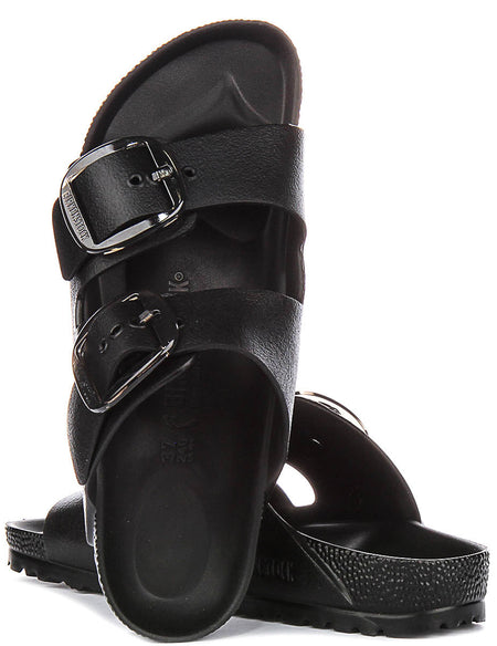 Birkenstock Arizona Sandalen | Zwart EVA - Grote Gesp voor Vrouwen - Smalle Pasvorm