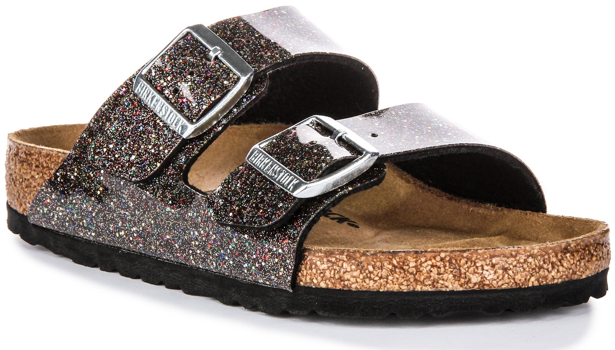 Sandalias Birkenstock Arizona | Birko-Flor negro - Multitono para niños