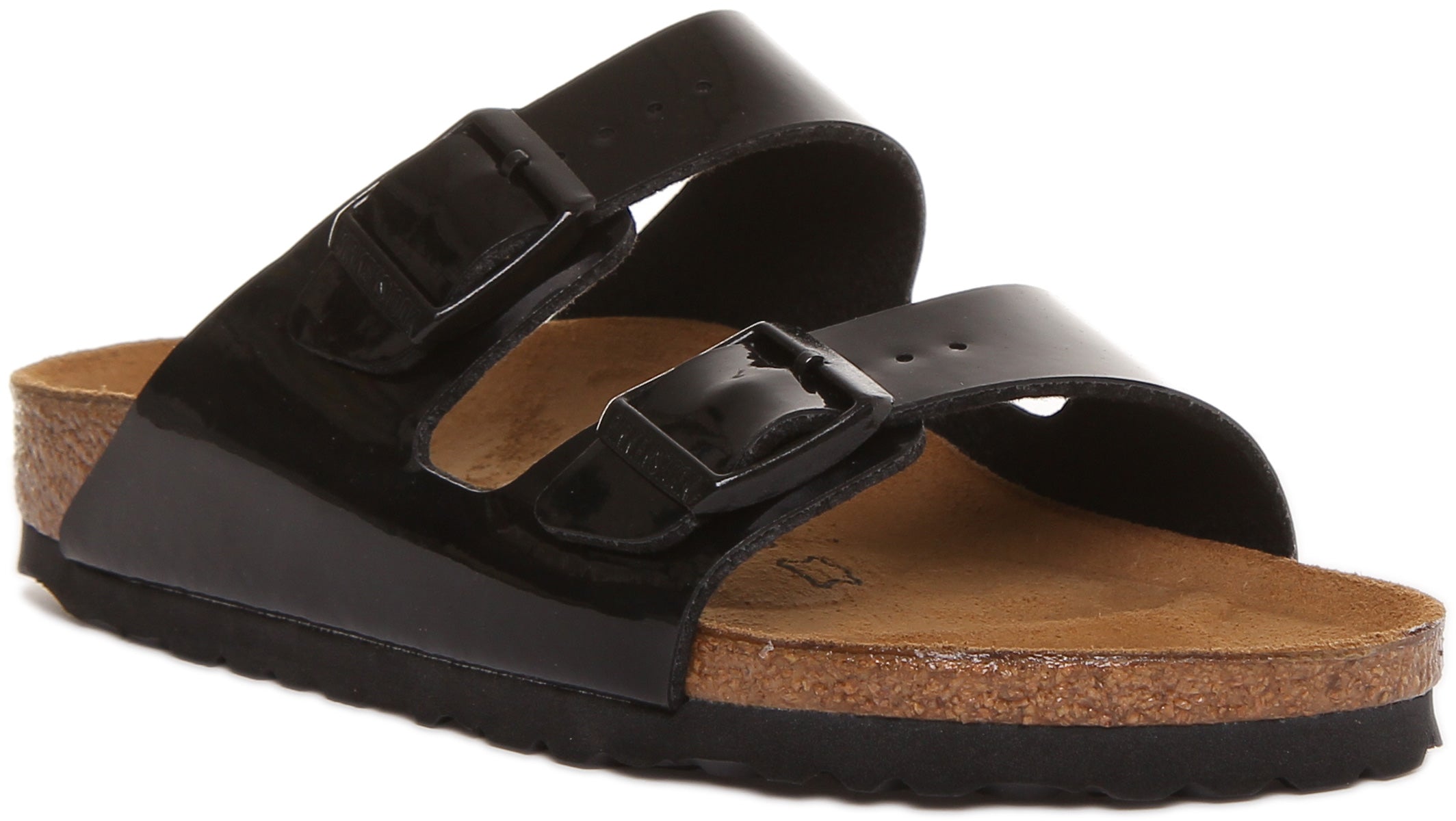 Birkenstock Arizona Sandaler | Svart Birko-Flor för kvinnor