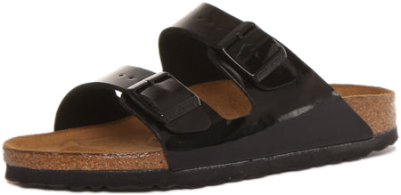 Birkenstock Arizona Sandaler | Svart Birko-Flor för kvinnor