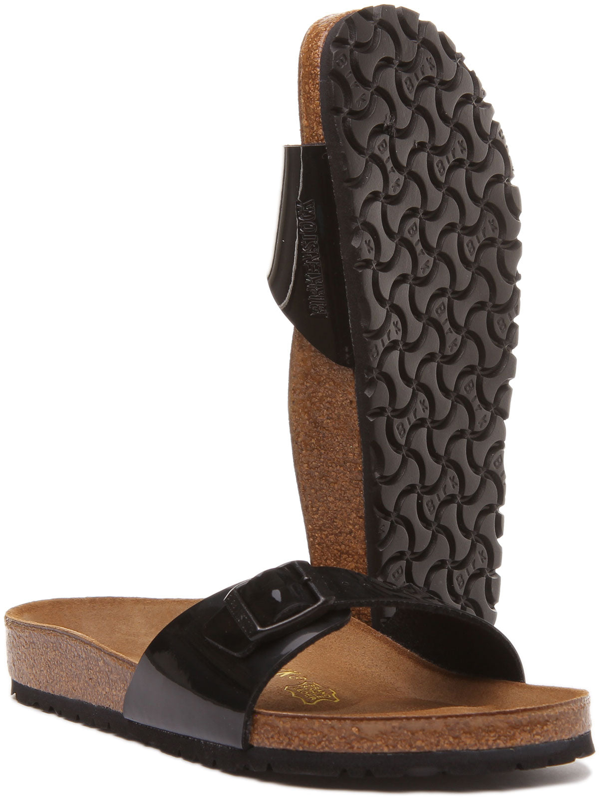 Birkenstock Madrid Sandalen | Zwart Birko-Flor voor Dames