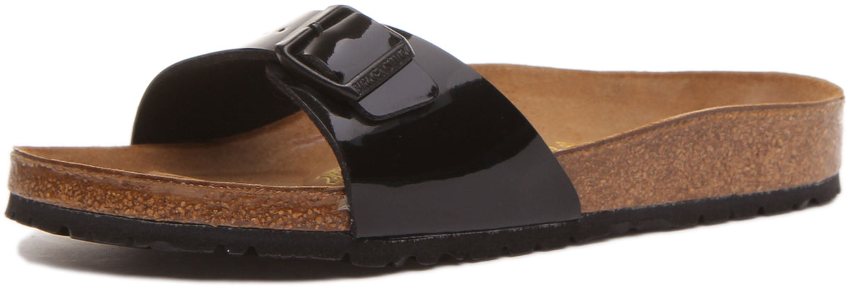 Birkenstock Madrid Sandalen | Zwart Birko-Flor voor Dames