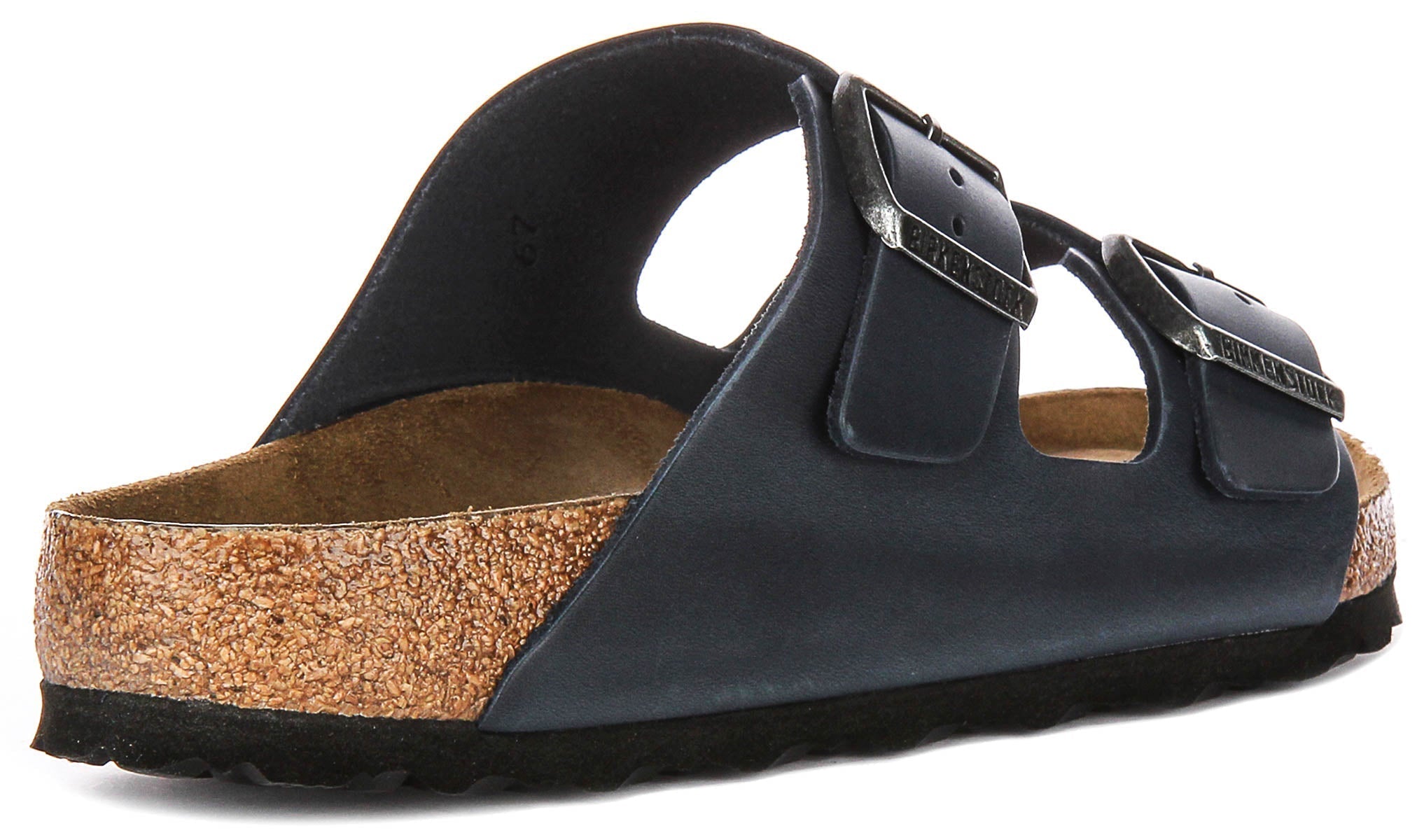 Sandalias Birkenstock Arizona | Cuero genuino azul - plantilla suave para hombres y mujeres - ajuste regular