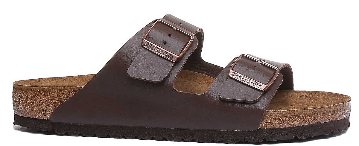 Birkenstock Arizona Sandaler | Brunt Birko-Flor för kvinnor