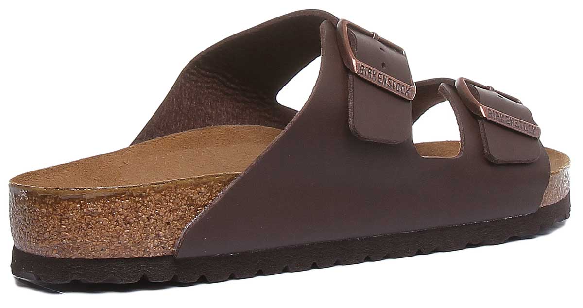 Birkenstock Arizona Sandaler | Brunt Birko-Flor för kvinnor