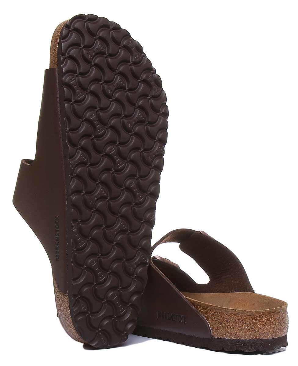 Birkenstock Arizona Sandaler | Brunt Birko-Flor för kvinnor