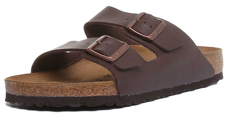Birkenstock Arizona Sandaler | Brunt Birko-Flor för kvinnor