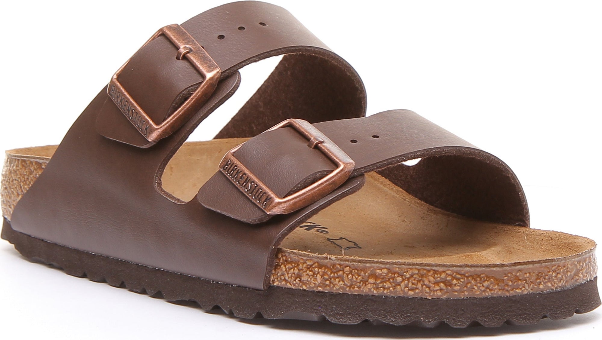 Birkenstock Arizona Sandaler | Brunt Birko-Flor för kvinnor